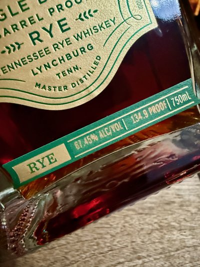 Jack Daniel's Single Barrel Barrel Proof Rye