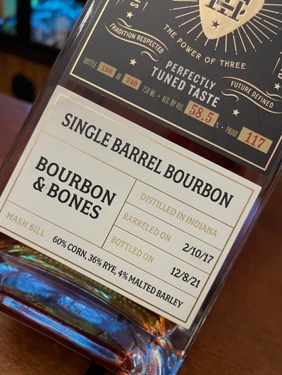 Three Chord Single Barrel Bourbon