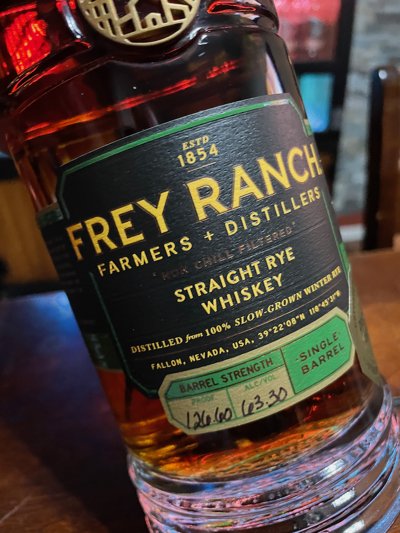 Frey Ranch Straight Rye Whiskey