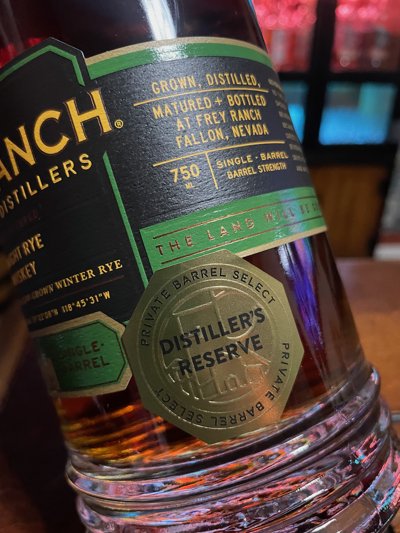 Frey Ranch Straight Rye Whiskey