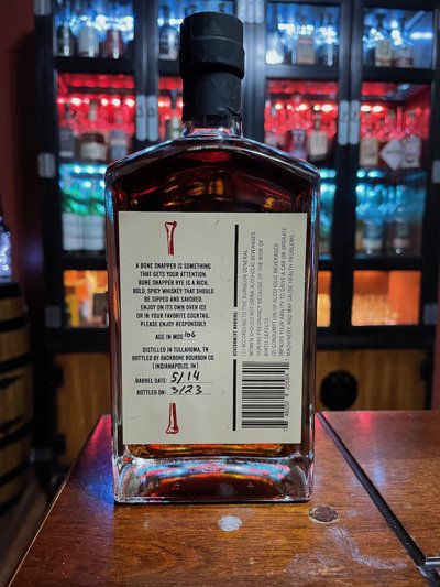 Bone Snapper Straight Rye Whiskey