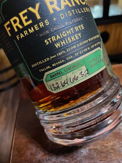 Frey Ranch Straight Rye Whiskey