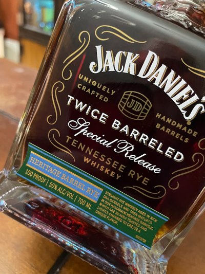 Jack Daniel's Twice Barreled Special Release 2023: 
Heritage Barrel Rye