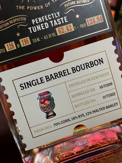 Three Chord Single Barrel Bourbon