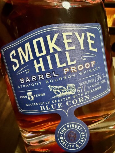 Smokeye Hill Barrel Proof Straight Bourbon Whiskey