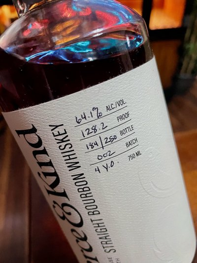 Fierce & Kind Single Barrel Cask Strength Straight Bourbon Whiskey