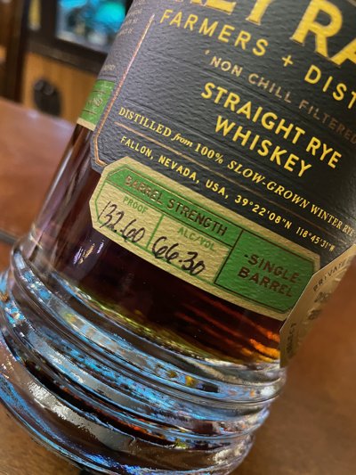 Frey Ranch Straight Rye Whiskey
