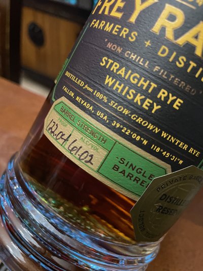 Frey Ranch Straight Rye Whiskey