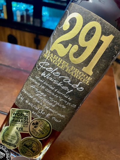 291 Colorado Rye Whiskey Single Barrel