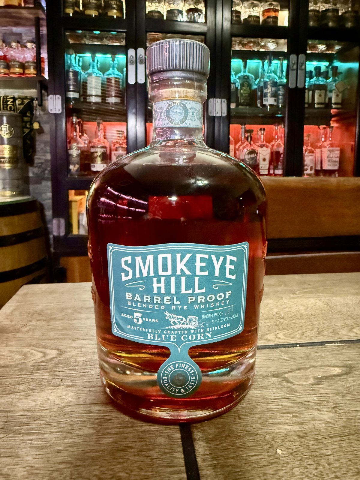 Smokeye Hill Barrel Proof Blended Rye Whiskey