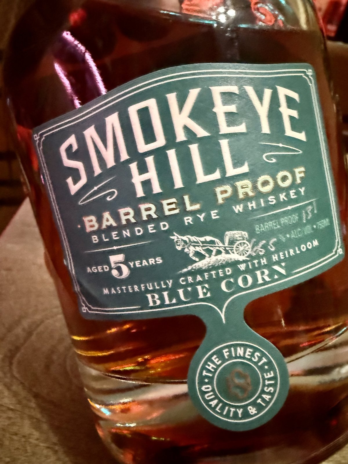 Smokeye Hill Barrel Proof Blended Rye Whiskey