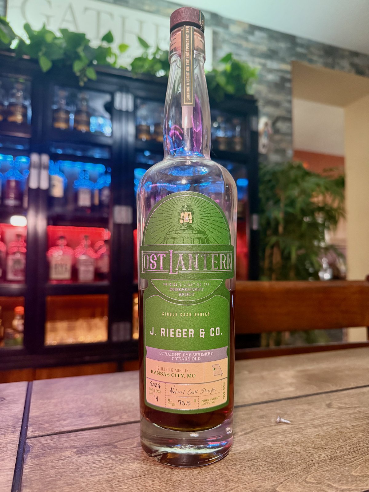 J. Rieger & Co. Straight Rye Whiskey