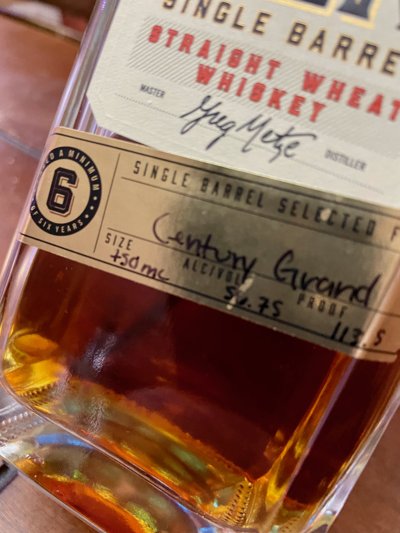 Old Elk Single Barrel Straight Wheat Whiskey