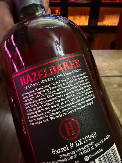Hazelbaker High Proof