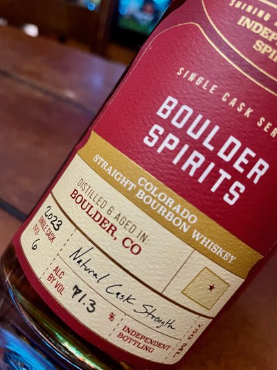 Boulder Spirits Straight Bourbon Whiskey