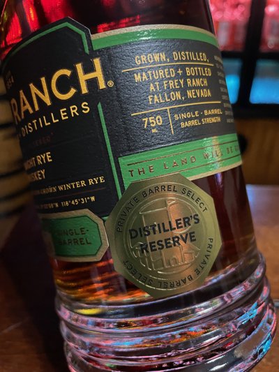 Frey Ranch Straight Rye Whiskey