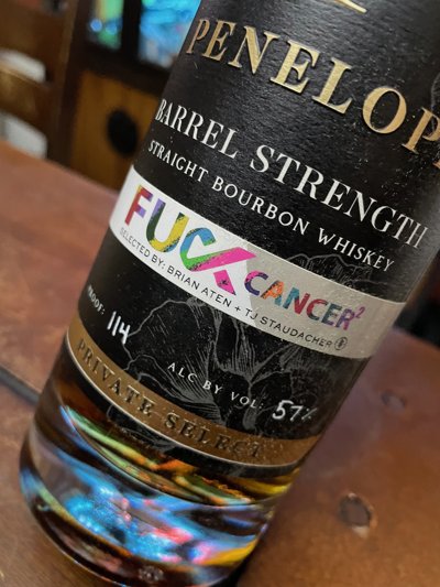 Penelope Barrel Strength Straight Private Select Bourbon Whiskey