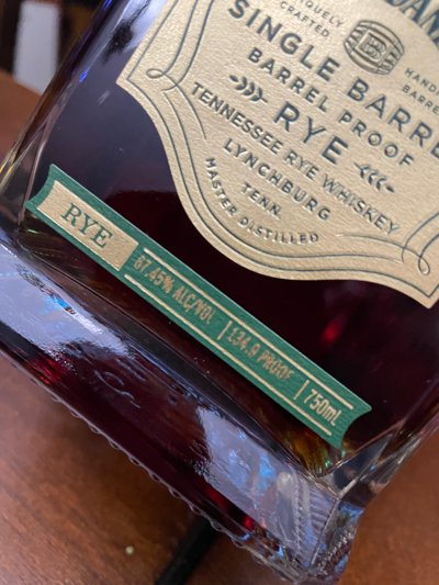 Jack Daniel's Single Barrel Barrel Proof Rye