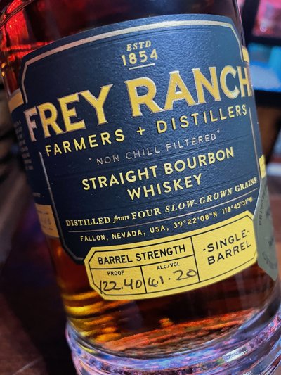 Frey Ranch Straight Bourbon Whiskey