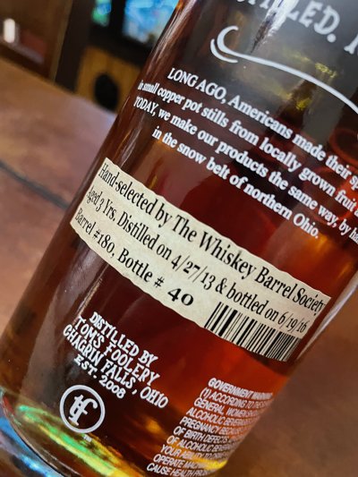 Tom's Foolery Ohio Straight Wheat Whiskey