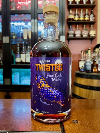 Adventurous Stills Twisted Blue Corn Whiskey