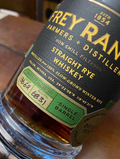 Frey Ranch Straight Rye Whiskey