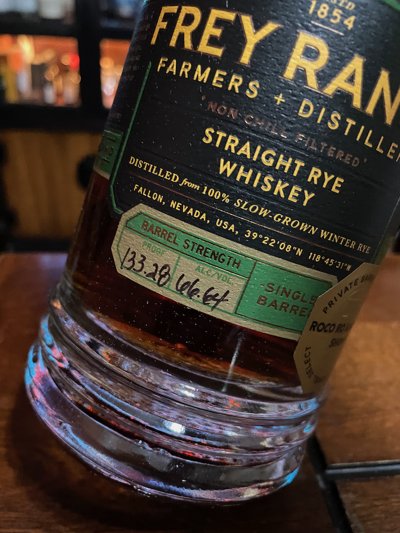 Frey Ranch Straight Rye Whiskey