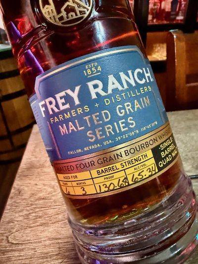 Frey Ranch Malted Grain Series: Malted Four Grain Bourbon Whiskey